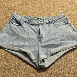 abercrombie curve love mom short hi rise